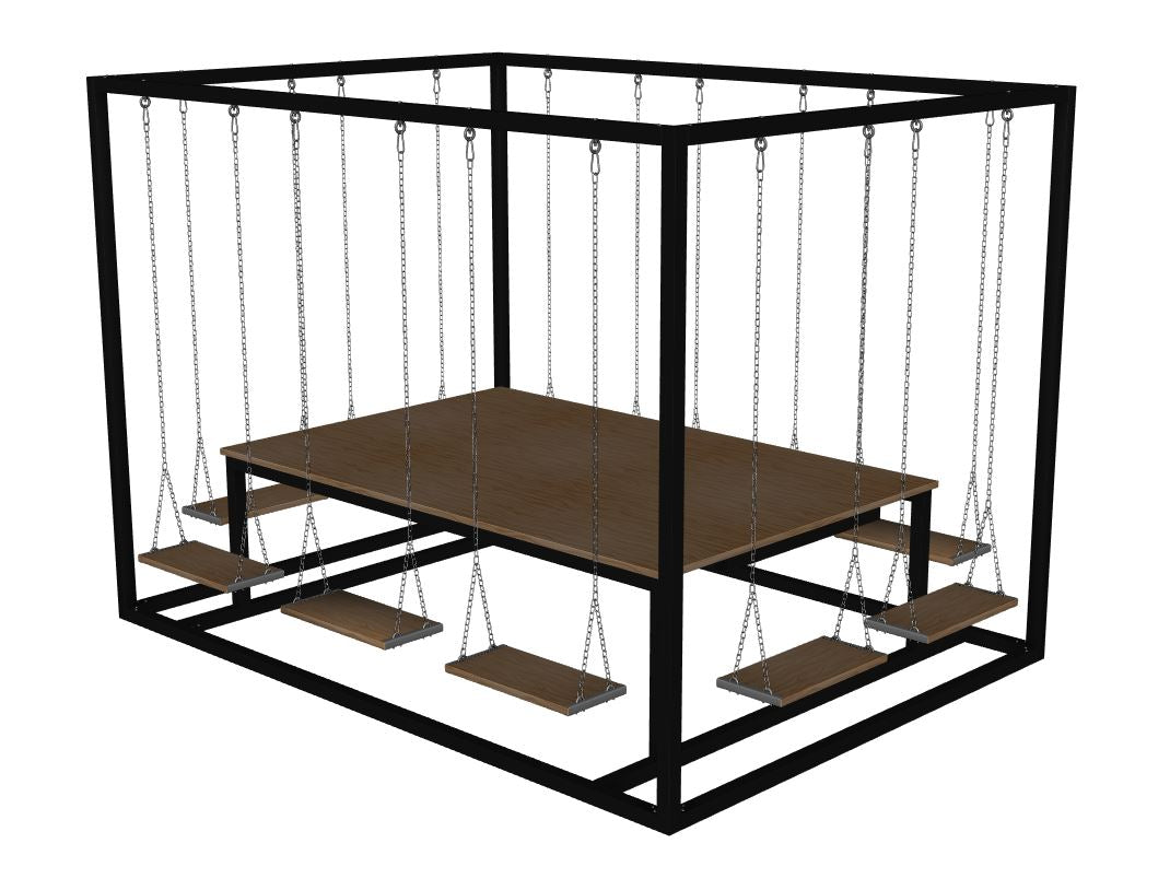 10 Sitzer Schaukeltisch