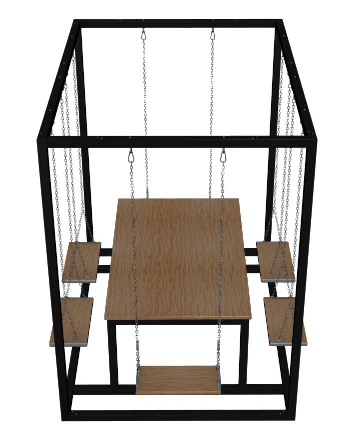 6 Sitzer Schaukeltisch