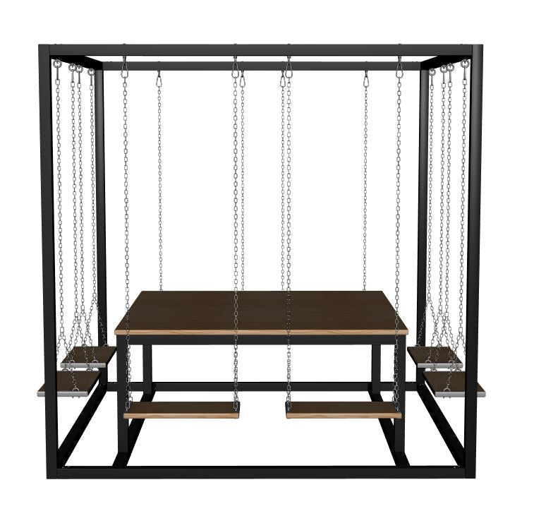 8 Sitzer Schaukeltisch